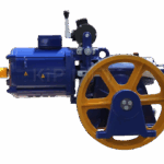 Geared elevator motor/engine designed for efficient and durable lift performance.