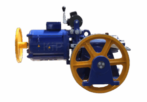 Geared elevator motor/engine designed for efficient and durable lift performance.