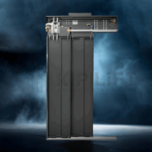 Telescopic 2-panel elevator car door A-type – KL-LDS-LFT-103 by KiP LiFT.