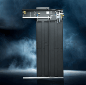 Telescopic 2-panel C-type elevator car door – KL-LDS-LFT-105 by KiP LiFT.
