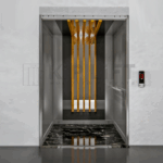 KiP LiFT stainless steel elevator cabin – modern high-durability lift cabin for commercial and residential buildings.
