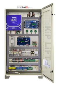KL-CME-ARL-200 elevator control panel with automatic door support and EN 81 compliance.