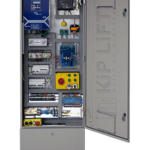 KL-CME-ARL-700 EN 81-20 compliant elevator control panel for traction and hydraulic systems.