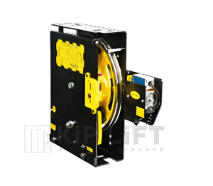 KL-CME-RFT-114 compact side-mounted elevator overspeed governor for precise speed monitoring.